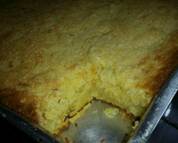 Bolo de fubá com 3 camadas