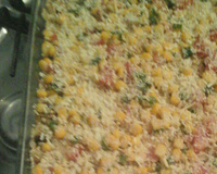 Arroz carreteiro de carne assada