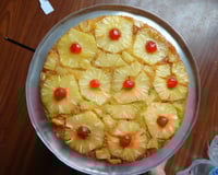 Bolo de abacaxi caramelizado