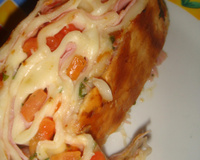 Rocambole  de massa de pastel