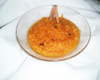 Doce de abóbora moranga de preguiçoso