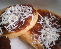 Panqueca americana Romeu e Julieta