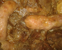 Costela com linguiça na panela de pressão