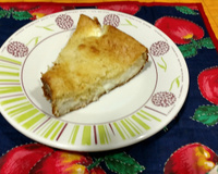 Pão de queijo gigante, recheado com requeijão cremoso