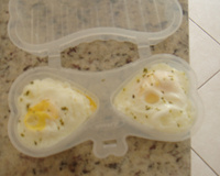 Ovo frito no microondas