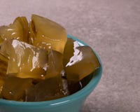 Doce de mamão verde em cubinhos