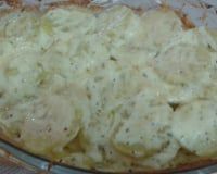 Batata Gratinada com Requeijão