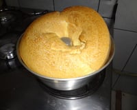 Pão de queijo em fôrma de pudim