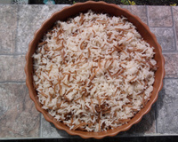 Arroz com macarrão frito
