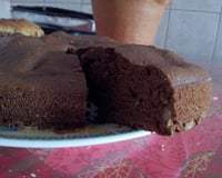 Bolo simples de chocolate light (liquidificador)