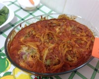 Ninho recheado ao forno