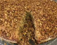 Bolo de banana com aveia