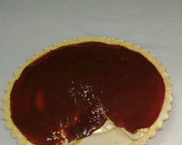 Torta cheesecake com ricota e goiabada