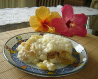 Bolo de abacaxi gelado