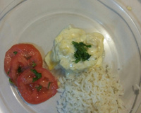 Frango com molho de manga