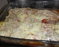 Filé de peixe assado