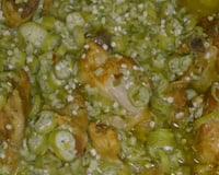 Frango à mineira (frango com quiabo)