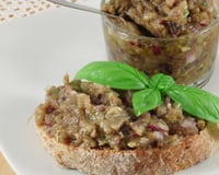 Antepasto com berinjela