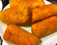 Bolinho de mandioca recheado