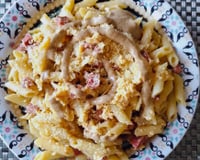Penne à carbonara diferente
