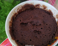 Bolo de caneca vegan