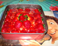 Tortinha de morango de dar água na boca.