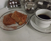 Bolo de banana com canela