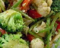 Legumes na panela de pressão