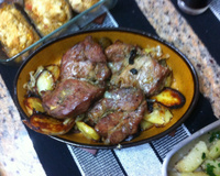 Sobrepaleta suína à minha moda