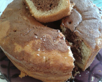 Bolo mármore para lanche