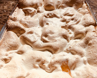 Delícia de banana com suspiro