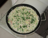 Risoto de Abobrinha com Lombo defumado