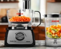 Quer ganhar tempo ao preparar suas refeições? O Multiprocessador Mondial 5 em 1 está com 46% de desconto e pode te ajudar!