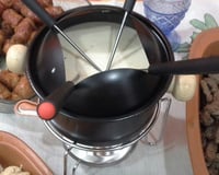 Fondue de queijo super econômico