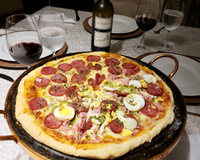 Massa pizza para poucas pessoas