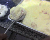 Macarrão escondidinho da Tyvinha