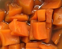 Doce de abóbora com cal (em pedaços)