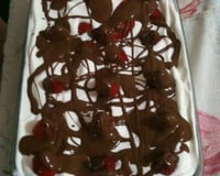 Sobremesa deliciosa de morango