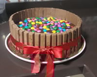 Bolo de Kit Kat à minha moda