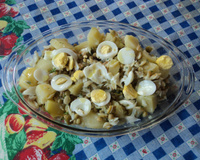 Salada de bacalhau rápida