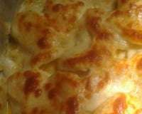 Batata gratinada no forno