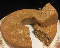 Bolo integral de aveia