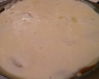 Cobertura de bolo só com creme de leite