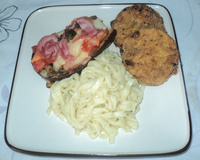 Berinjela recheada do Burcão