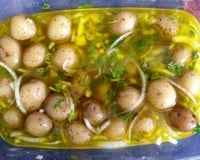 Batatas ao vinagrete