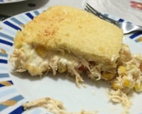 Torta de frango com requeijão de liquidificador