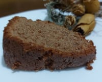 Bolo de banana com chocolate