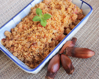 Farofa de pinhão assado