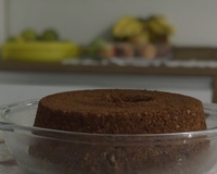 Bolo natural de aveia e banana