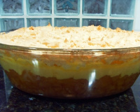 Abacaxi com creme delicioso